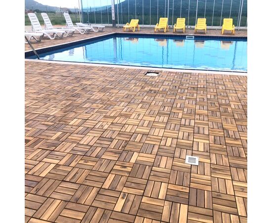 Terrace floor OT02/12 30x30x2.4 cm acacia