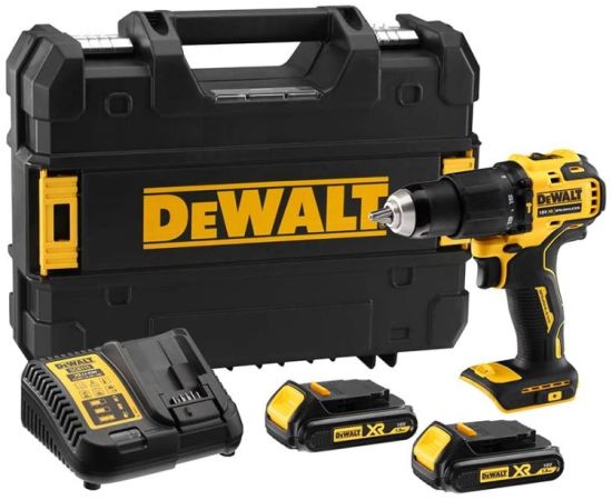 Cordless brushless impact drill-screwdriver DeWalt DCD709S2T-QW 18V