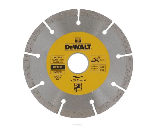 ალმასის დისკი DeWalt DT3711 125x22.2 მმ