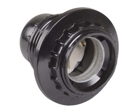 Cartridge with ring IEK E27 carbolite PKB27-04-K11 black