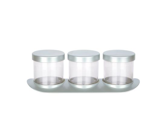 Set of plastic jars TITIZ 18275 127x333x106cm 3pcs