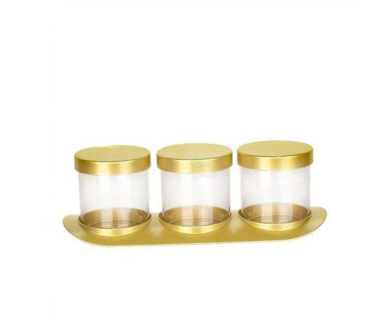 Set of plastic jars TITIZ 18275 127x333x106cm 3pcs