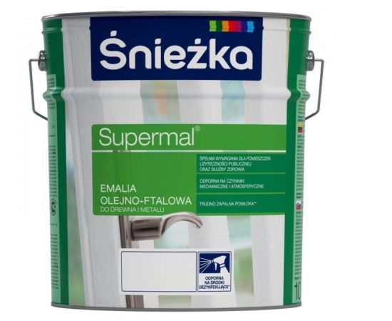 Эмаль масляно-фталевая Sniezka Supermal F530 800 мл глянцевая темно синяя