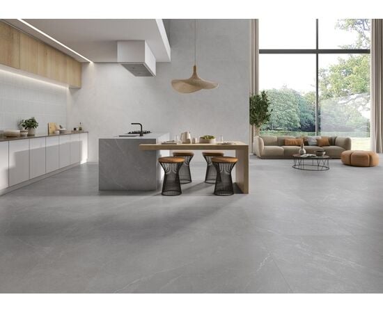 Porcelain tile Halcon Ceramicas P INFINITY EV GREY MAT 9,5R PRI 100X100cm