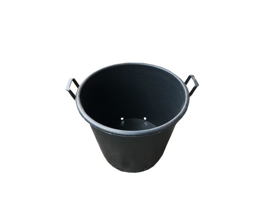 Plastic pot black 90 l