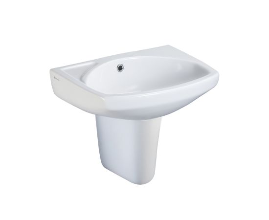 Washbasin with semi-pedestal EGEVIT Lissa 50