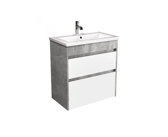 Bathroom furniture with washbasin Polo Loft 60-U grey/white Cosmo 60 cm