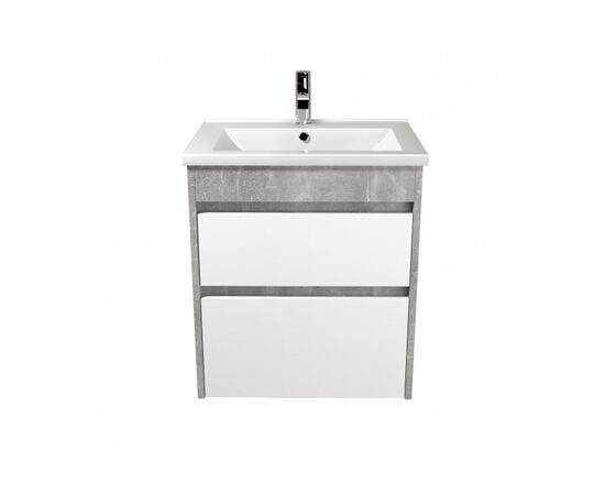 Bathroom furniture with washbasin Polo Loft 60-U grey/white Cosmo 60 cm