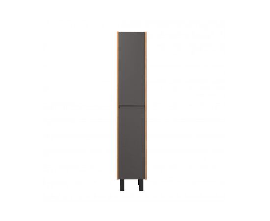 Bathroom penal OLIVE P-33-U Wood/Grey 33x175 cm universal