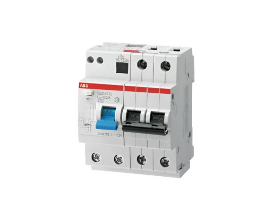 Дифавтомат ABB 230V AC 6kA 50A 30mA 2P