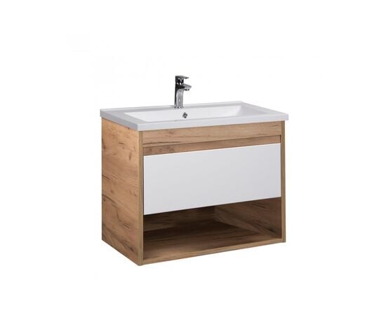 Bathroom furniture with washbasin Oslo wood 70-A Cosmo 70 cm