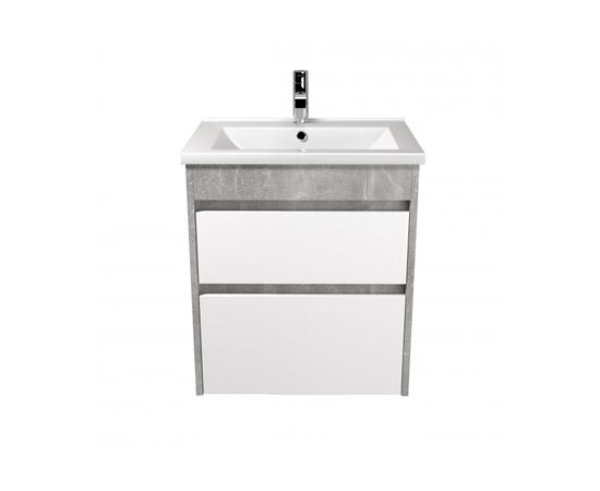 Bathroom furniture with washbasin Polo Loft 80-U grey/white Cosmo 80 cm