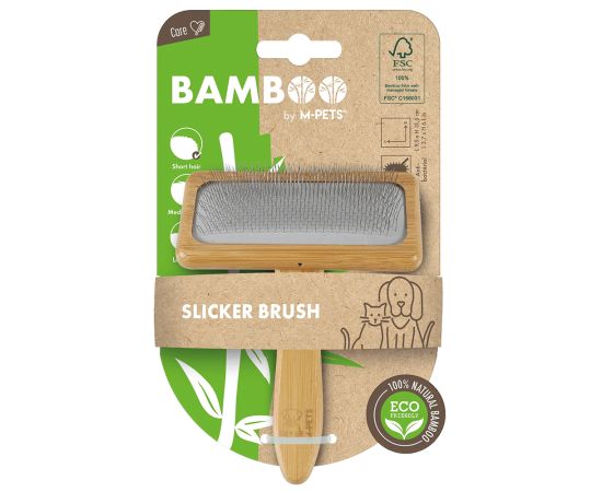 Расческа для собак M-Pets Bamboo L