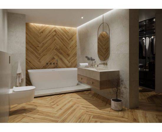 Porcelain tile Cerrad Grapia Sabbia 800x175x8 mm