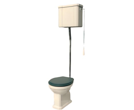 Toilet with suspended cistern with lid Valadares Neo Classica white