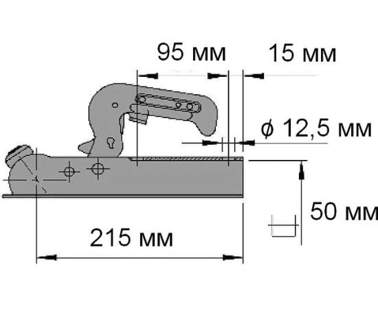 Coupling device Al-ko AK 7 V 50mm 1224334