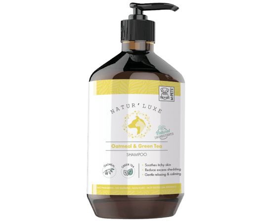 Dog and cat shampoo M-Pets NATUR'LUXE oats and green tea 500ml