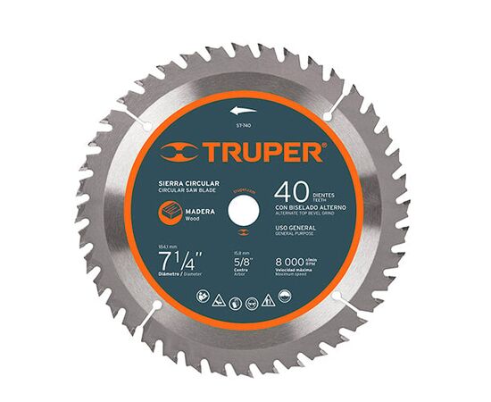 Пила дисковая для резки древесины Truper ST-740 184 мм