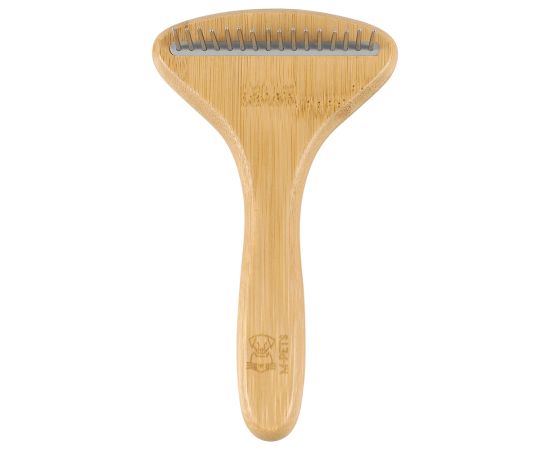 Dog comb with rotating teeth M-Pets Bamboo