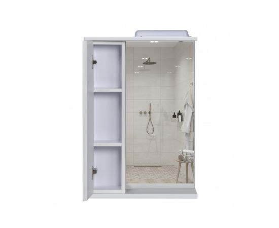 Cabinet with mirror ST-60 white 62x76x15 cm