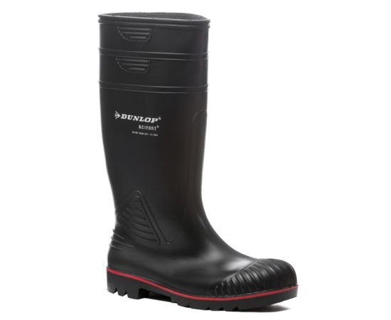 ჩექმები რეზინის ქიმიური Dunlop 9ACSA 44 შავი