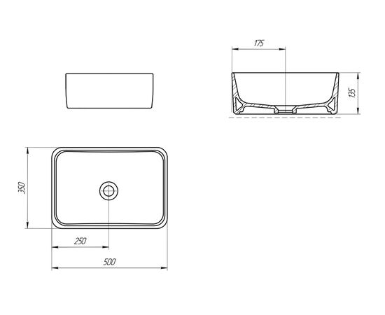 Washbasin Cersanit Crea 50