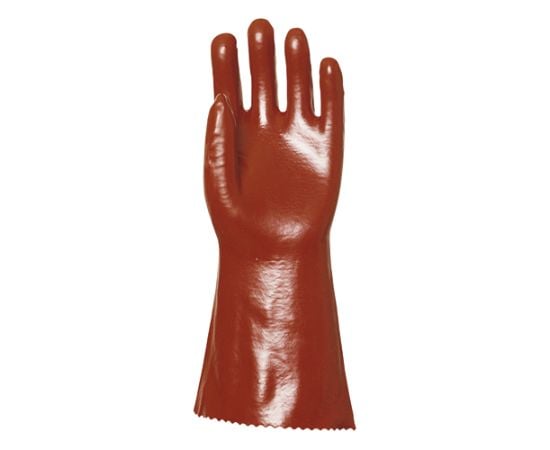 Chemical gloves EPA S10 red (with cotton lined)