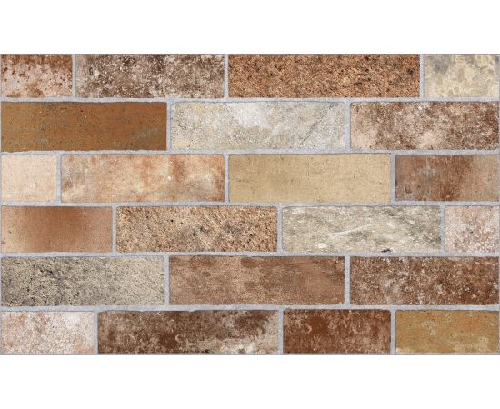 Porcelain tile Halcon Ceramicas PR Brickroad Oxido Mat PRI 33X55cm