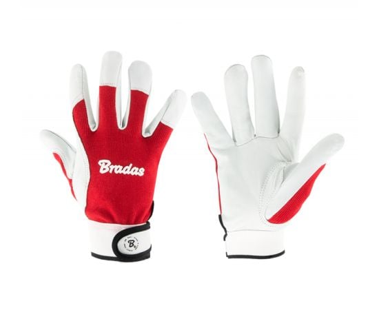 Protective gloves, leather Bradas Whitebird RWWBF10 10