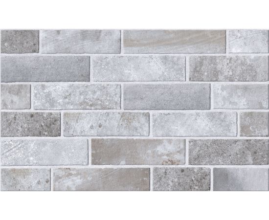 Porcelain tile Halcon Ceramicas PR Brickroad Gris Mat PRI 33X55cm