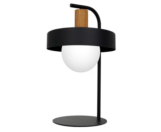 Table lamp Luminex Canan metal black wood 4051