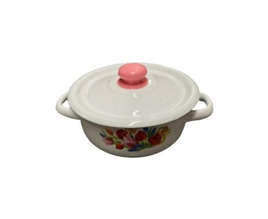 Enamel pot 1,5l white 1608/2