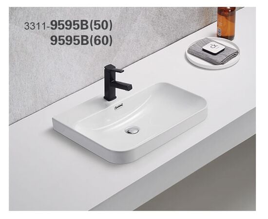 Furniture washbasin Pate 9595B(50) Glossy white