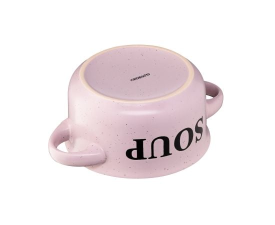 Deep plate ceramic Ardesto AR3476P 550ml pink