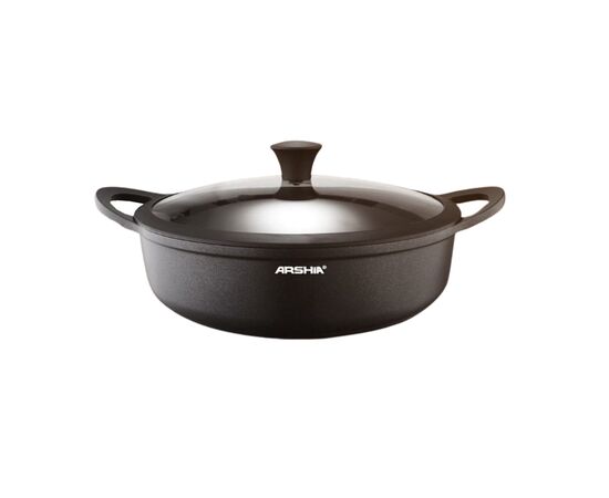 Pan-kettle granite Arshia CO498-3119 26509 black 36cm