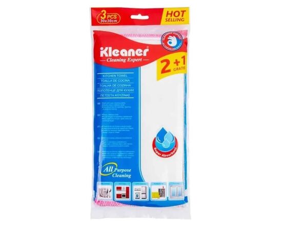 Полотенце кухонные Kleaner 3 шт