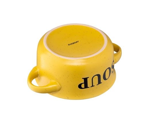 Deep plate ceramic Ardesto AR3476Y 550ml yellow