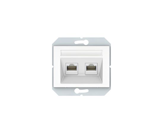 Розетки VILMA 2 я RJ45 cat5e UTP белый XP500