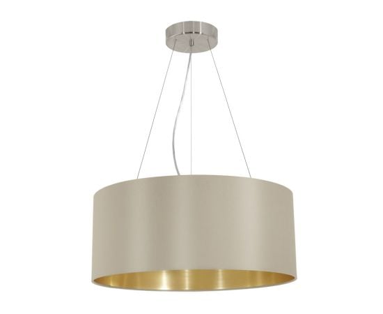 Pendant Eglo 31607 3 E27 MASERLO beige