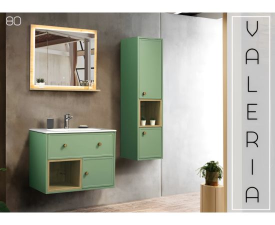 Bathroom mirror Martat Valeria 80 Green