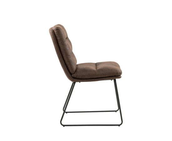 Chair brown STEFFEN 51x68x89 cm