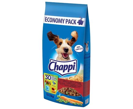 Dog food Chappi beef poultry vegetables 13.5 kg