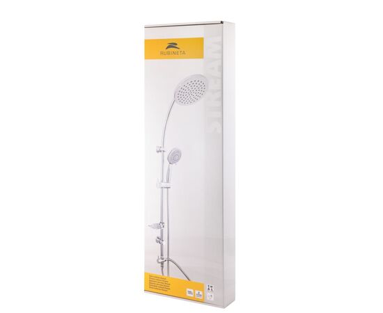 Shower system Rubineta Olo BK Thermo 15 BK