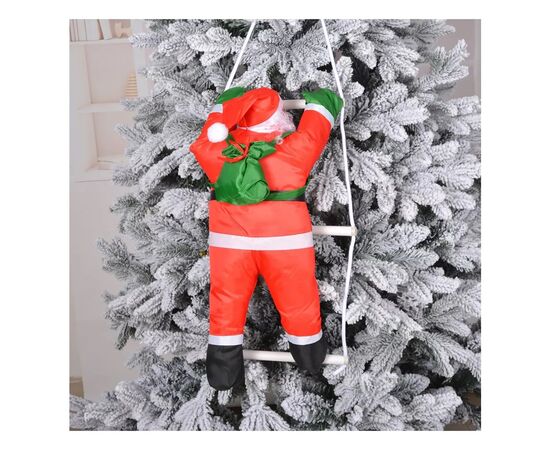 Christmas decoration Santa Claus on the stairs 90 cm