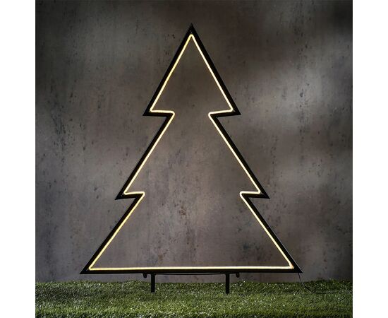 Decoration Christmas tree with lights IP44 8FC timer 53x75 cm