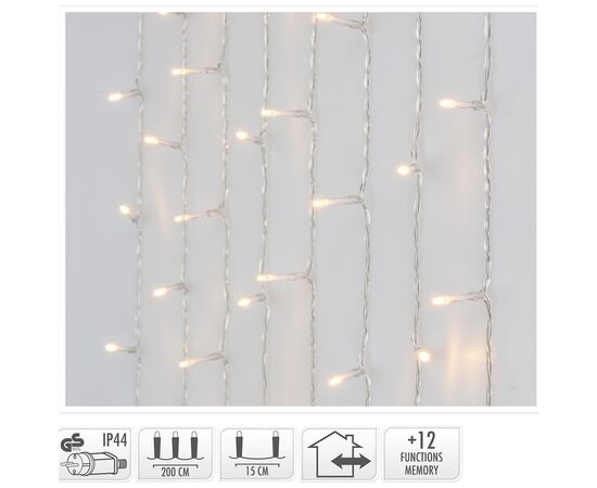 Christmas garland led curtain light 240led