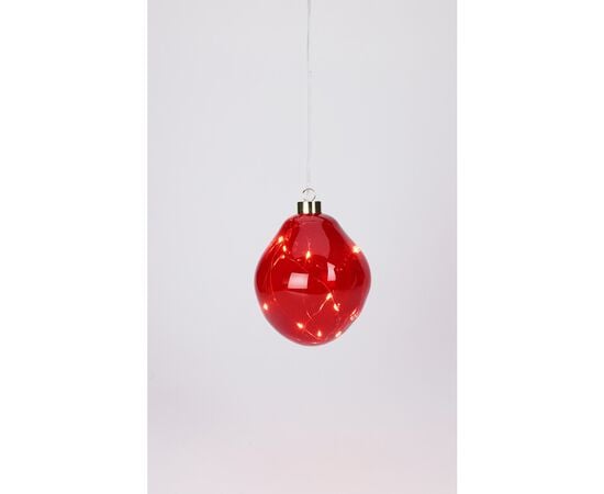 Christmas toy organic ball set3 red