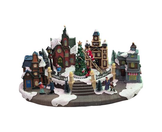 Christmas decoration Castle 40x22x21 202404GU227