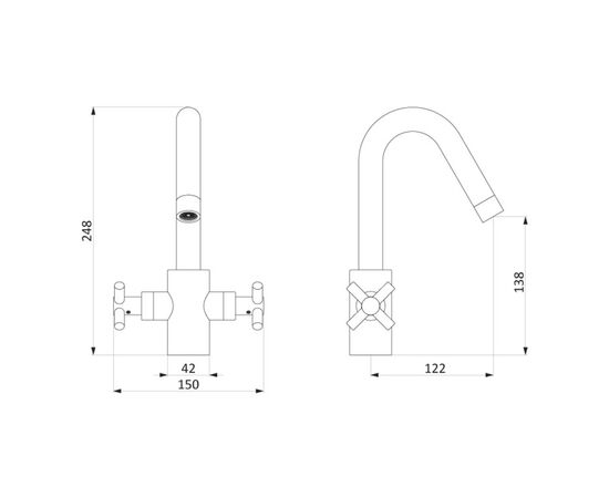 Washbasin faucet Damixa Neo Classic 240210000