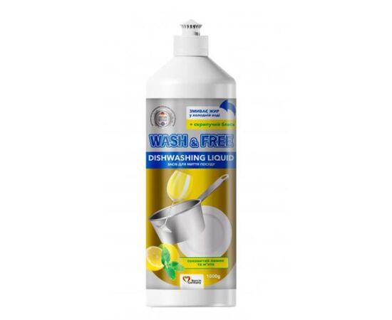 Dishwashing detergent Wash & Free lemon and mint 1000 g